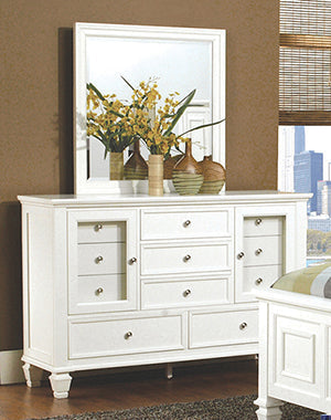 Sandy Beach 11-drawer Dresser - White Sandy Beach 11-drawer Dresser - White