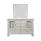 Coaster Sandy Beach Rectangular Mirror White Model 201304