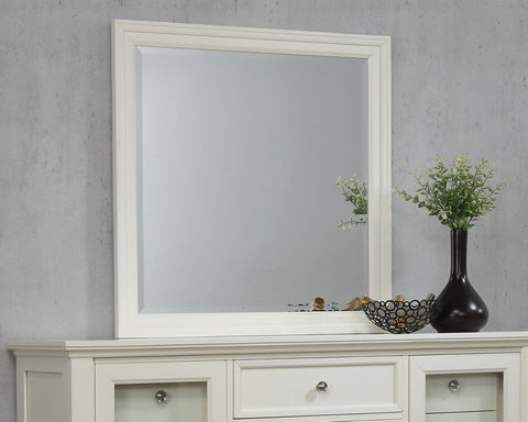 Coaster Sandy Beach Rectangular Mirror White Model 201304