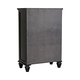 Coaster Sandy Beach 5-drawer Chest Black Model 201325