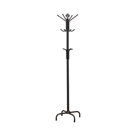 Coaster Collier 12-hook Coat Rack Black Model 2019