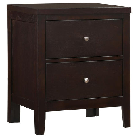 Coaster Carlton 2-drawer Rectangular Nightstand Cappuccino Model 202092