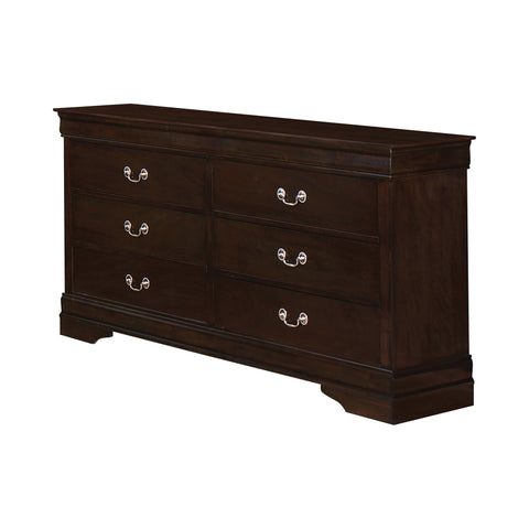 Coaster Louis Philippe Eastern King Panel Sleigh Bed Cappuccino Model 202411KE