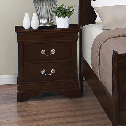Coaster Louis Philippe 2-drawer Nightstand Cappuccino Model 202412