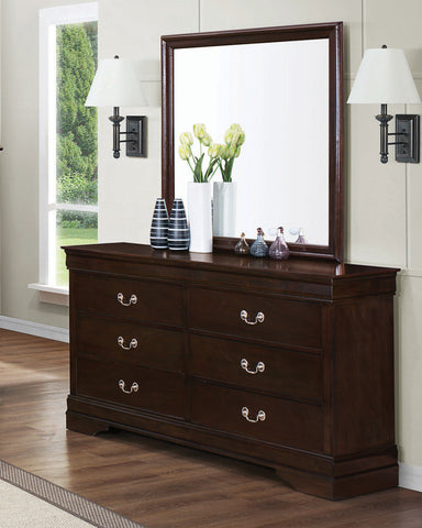 Coaster Louis Philippe 6-drawer Dresser Cappuccino Model 202413