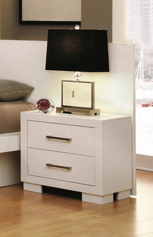 Coaster Jessica Nightstand Panels White (Set of 2) Model 202992P