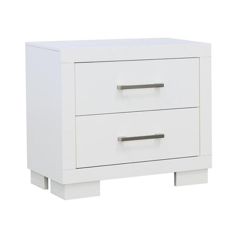 Coaster Jessica 2-drawer Nightstand White Model 202992