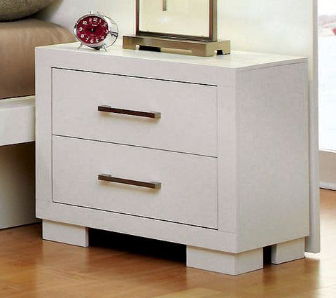 Coaster Jessica 2-drawer Nightstand White Model 202992