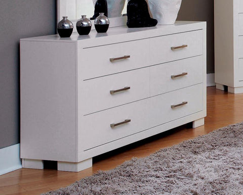 Coaster Jessica 6-drawer Dresser White Model 202993