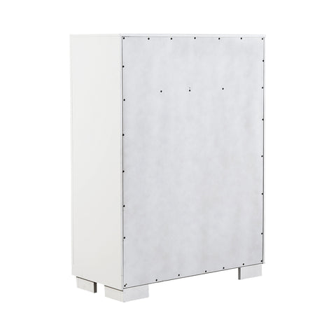 Coaster Jessica 5-drawer Chest White Model 202995