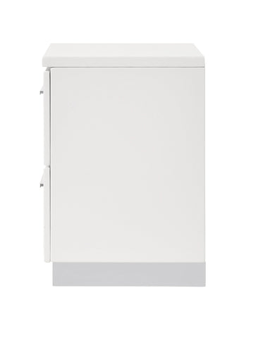 Coaster Felicity 2-drawer Nightstand Glossy White Model 203502