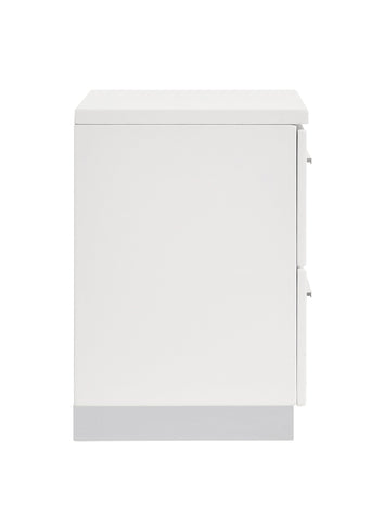 Coaster Felicity 2-drawer Nightstand Glossy White Model 203502