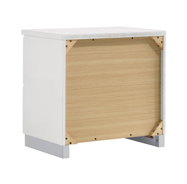 Coaster Felicity 2-drawer Nightstand Glossy White Model 203502