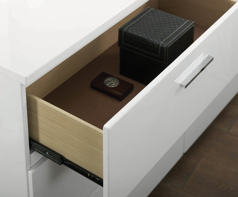Coaster Felicity 6-drawer Dresser Glossy White Model 203503