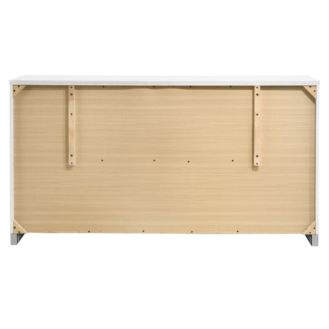 Coaster Felicity 6-drawer Dresser Glossy White Model 203503