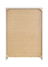 Coaster Felicity 5-drawer Chest Glossy White Model 203505