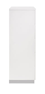 Coaster Felicity 5-drawer Chest Glossy White Model 203505