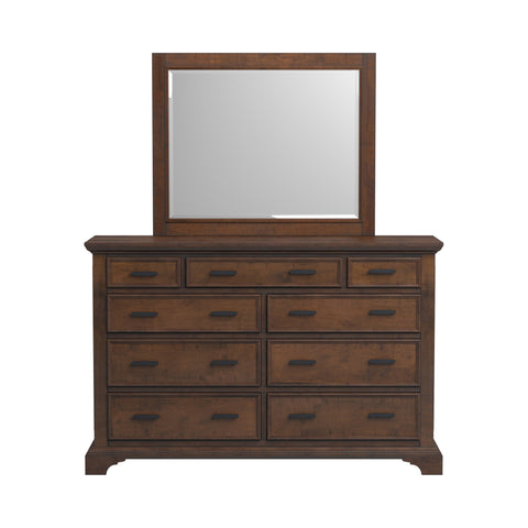 Coaster Elk Grove 9-drawer Dresser with Jewelry Tray Vintage Bourbon Model 203893