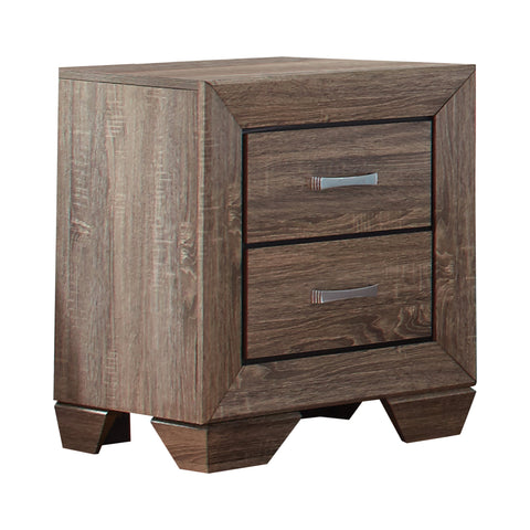 Coaster Kauffman 2-drawer Nightstand Washed Taupe Model 204192