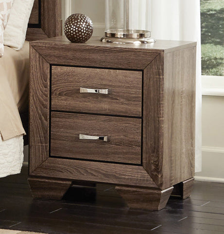 Coaster Kauffman 2-drawer Nightstand Washed Taupe Model 204192