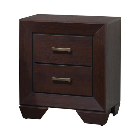 Coaster Kauffman 2-drawer Nightstand Dark Cocoa Model 204392