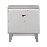 Coaster Leighton 2-drawer Nightstand Metallic Mercury Model 204922