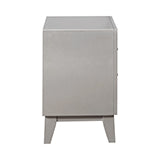 Coaster Leighton 2-drawer Nightstand Metallic Mercury Model 204922