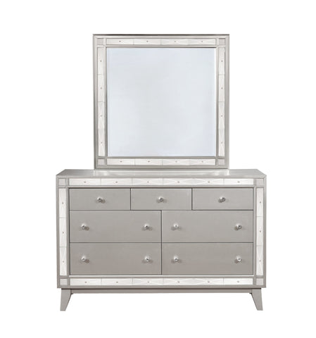 Coaster Leighton 7-drawer Dresser Metallic Mercury Model 204923