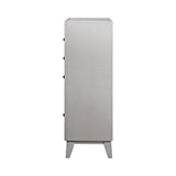 Coaster Leighton 5-drawer Chest Metallic Mercury Model 204925