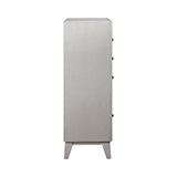 Coaster Leighton 5-drawer Chest Metallic Mercury Model 204925