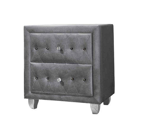 Coaster Deanna Queen Tufted Upholstered Bed Grey Model 205101Q