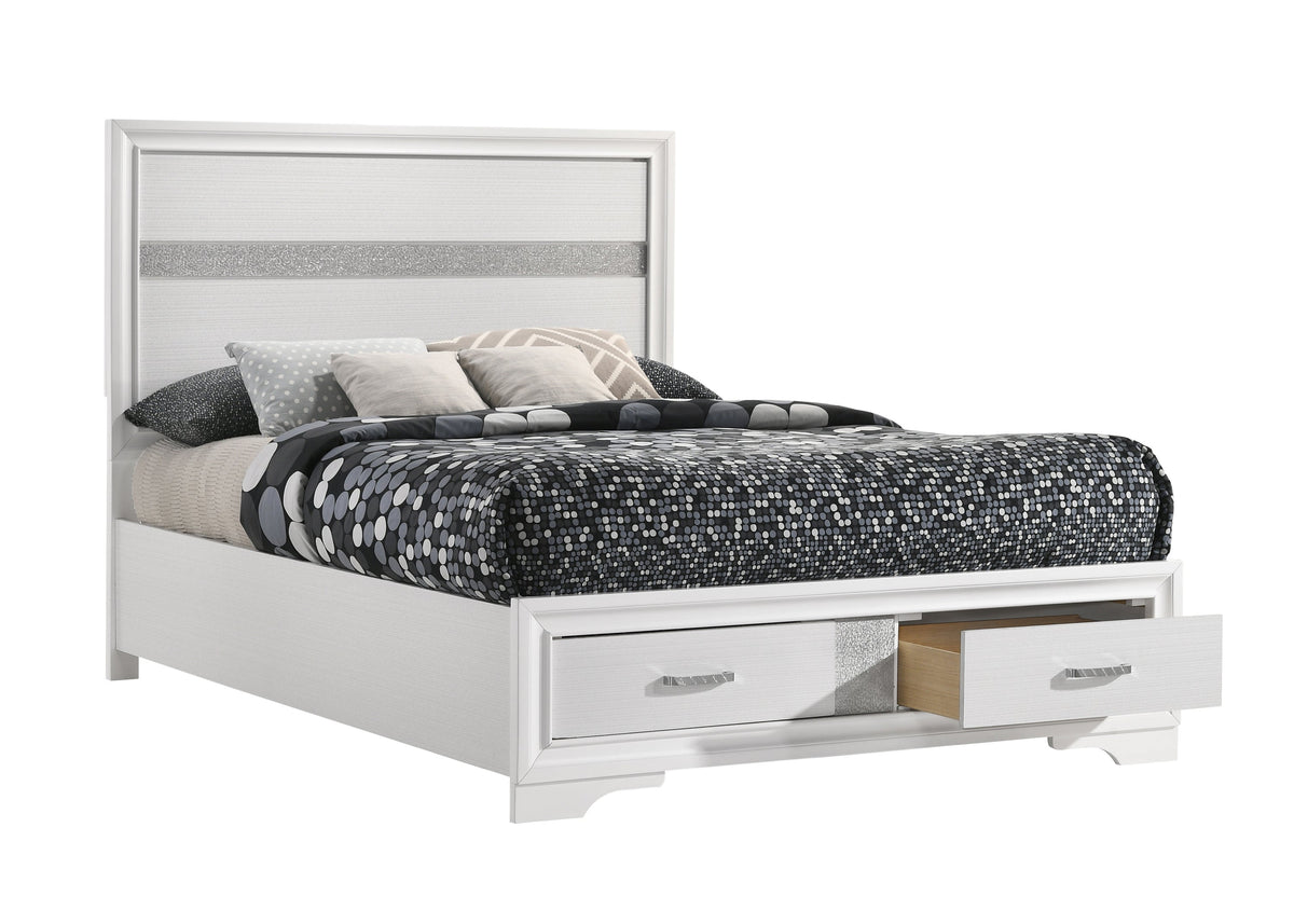 Coaster Miranda Full Storage Bed White Model 205111F