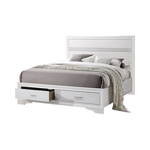 Coaster Miranda Queen 2-drawer Storage Bed White Model 205111Q