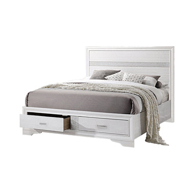 Coaster Miranda Queen 2-drawer Storage Bed White Model 205111Q