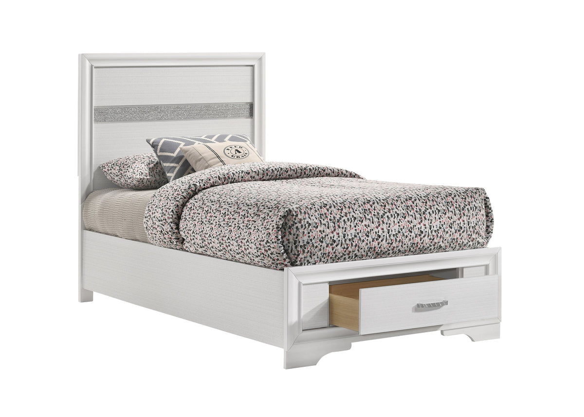 Coaster Miranda Twin Storage Bed White Model 205111T
