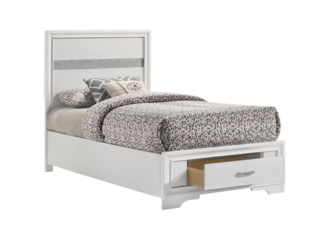 Coaster Miranda Twin Storage Bed White Model 205111T