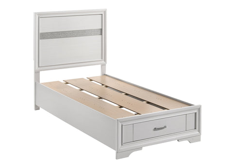 Coaster Miranda Twin Storage Bed White Model 205111T