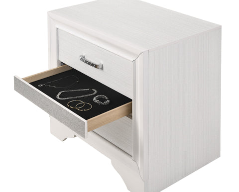 Coaster Miranda 2-drawer Nightstand Tray White Model 205112