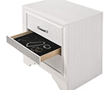 Coaster Miranda 2-drawer Nightstand Tray White Model 205112