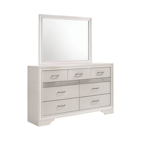 Coaster Miranda Rectangular Mirror White Model 205114