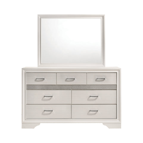 Coaster Miranda Rectangular Mirror White Model 205114