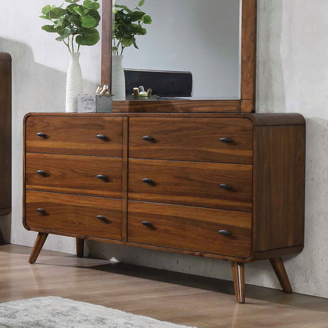 Coaster Robyn 6-drawer Dresser Dark Walnut Model 205133