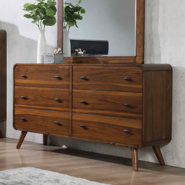 Coaster Robyn 6-drawer Dresser Dark Walnut Model 205133