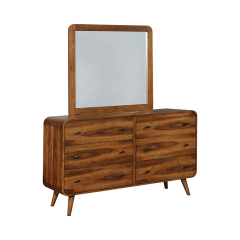 Coaster Robyn Rectangular Mirror Dark Walnut Model 205134