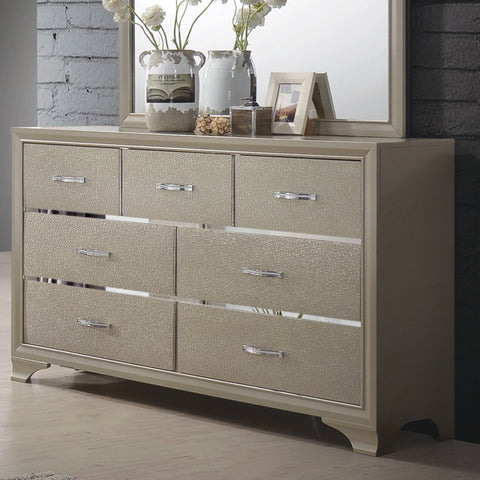 Coaster Beaumont 7-drawer Rectangular Dresser Champagne Model 205293