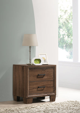 Coaster Brandon 2-drawer Nightstand Medium Warm Brown Model 205322
