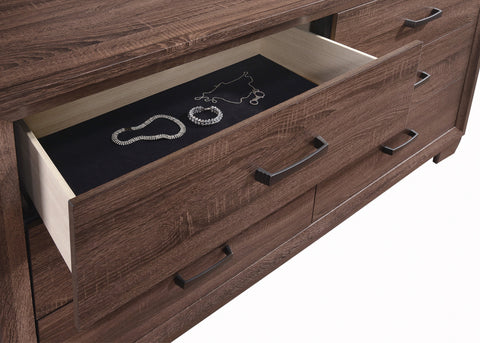 Coaster Brandon 6-drawer Dresser Medium Warm Brown Model 205323