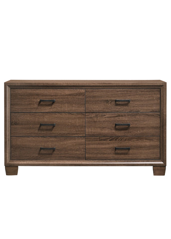 Coaster Brandon 6-drawer Dresser Medium Warm Brown Model 205323
