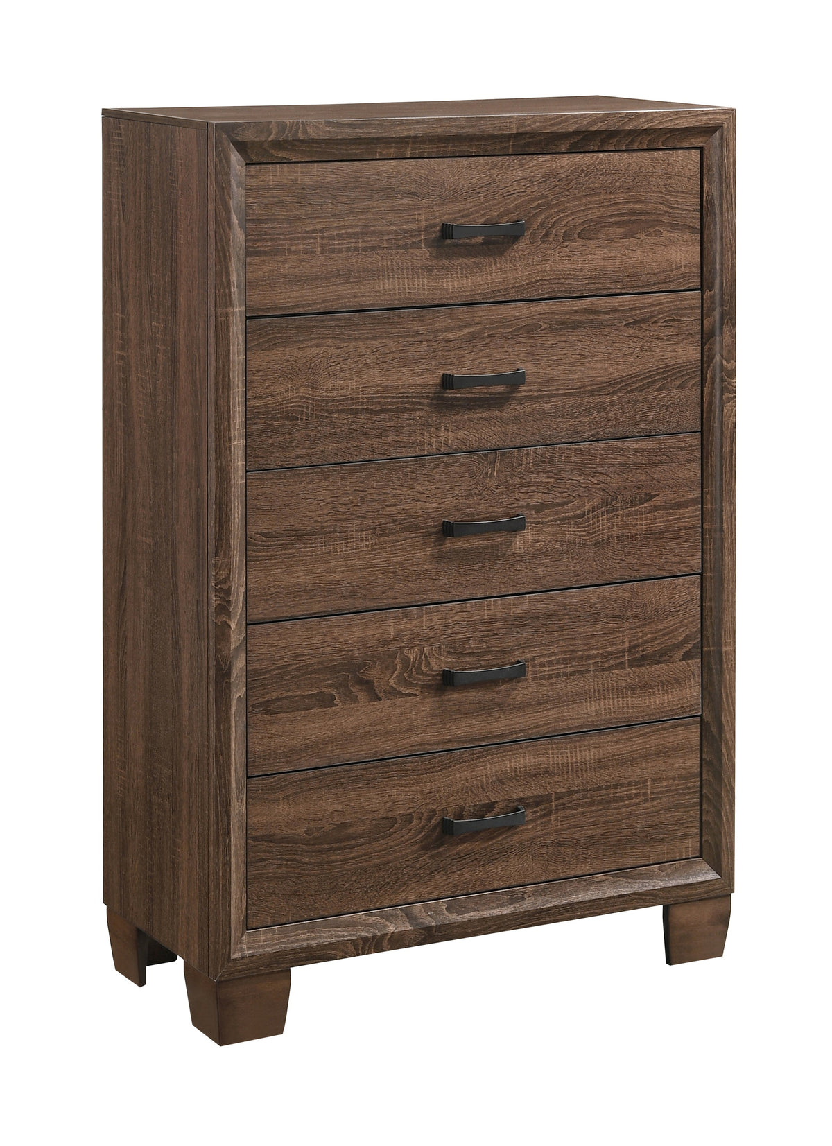 Coaster Brandon 5-drawer Chest Medium Warm Brown Model 205325