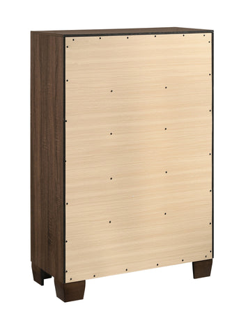 Coaster Brandon 5-drawer Chest Medium Warm Brown Model 205325